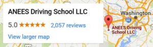 Anees Driving School VA 2K+ 5 Star Reviews On Google Map