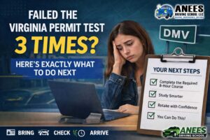 Failed The VA Permit Test 3 Times