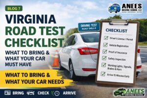 Virginia road test Checklist
